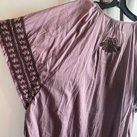 Brochu Walker White Cotton Embroidered Blouse - Picture 4 of 8